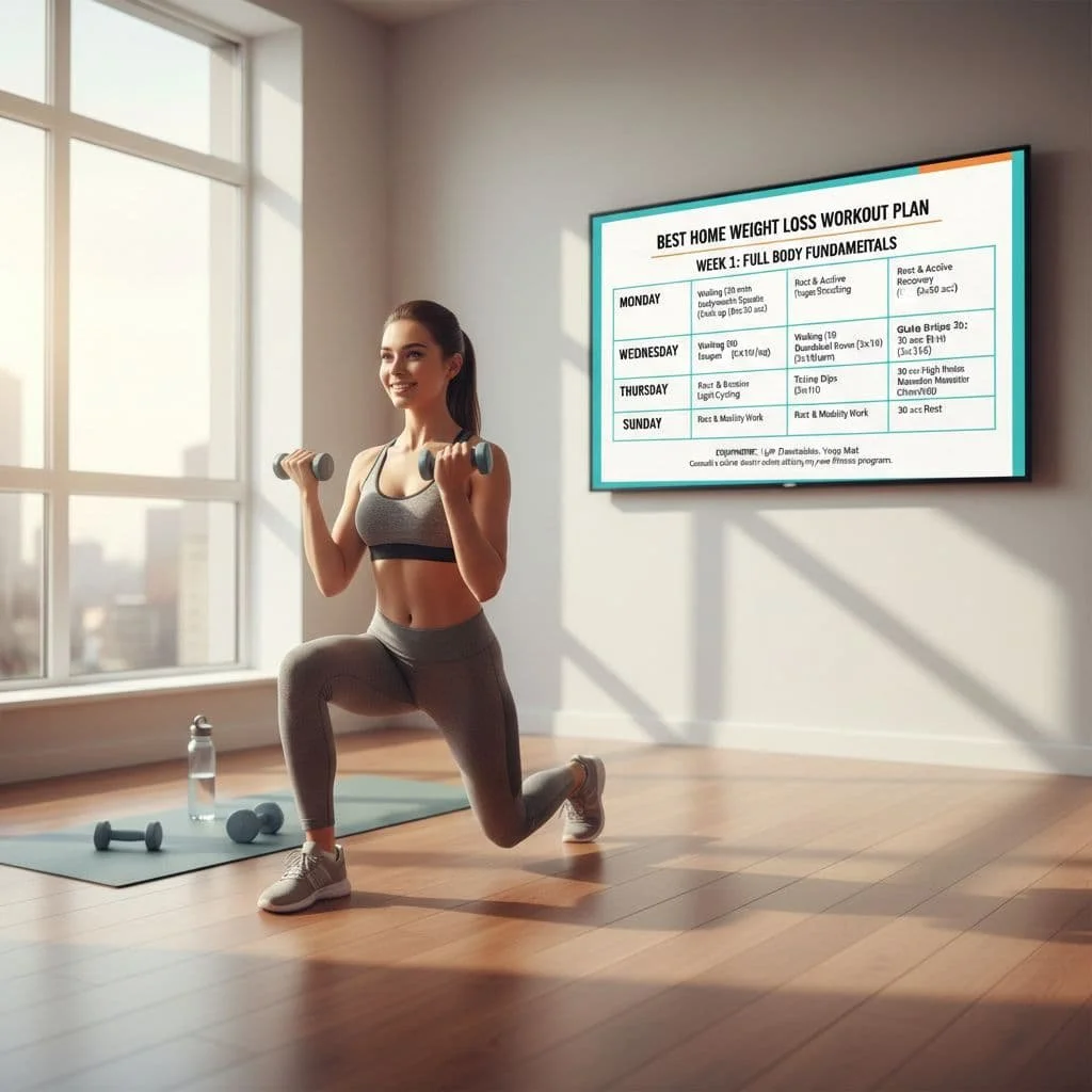 Best Weight Loss Workout Plan for Beginners at Home