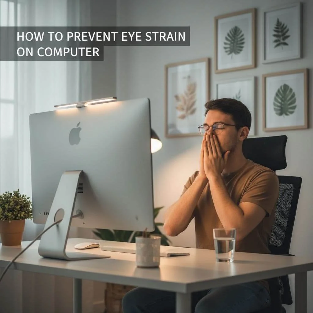 "Person following the 20-20-20 rule: They're looking back away from the screen."