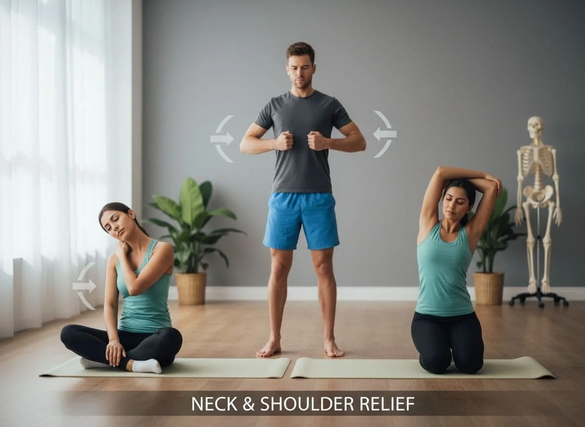 Neck and Shoulder Pain Exercises and Stretches